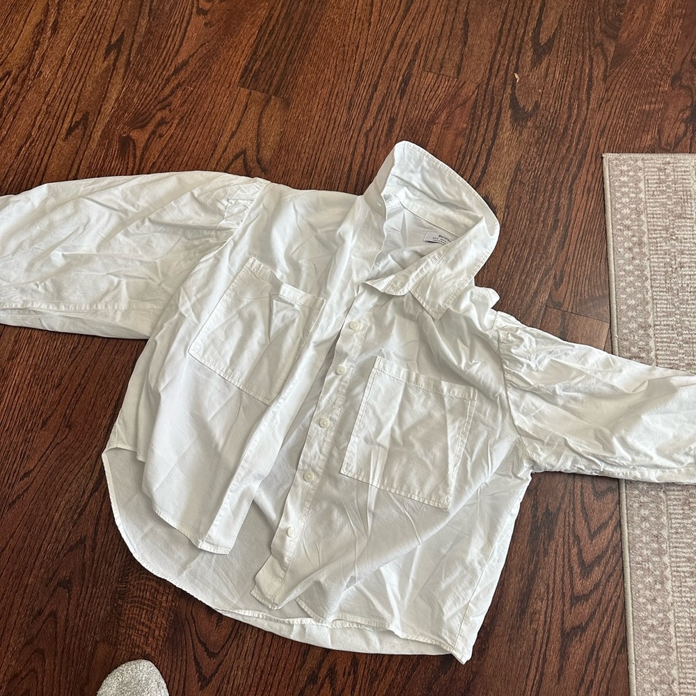 White Button-Up Shirt